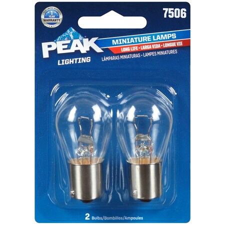 Peak Mini Automotive Bulb S8 7506LL-BPP